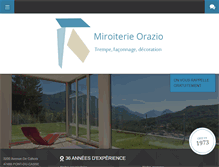 Tablet Screenshot of miroiterie-orazio.com